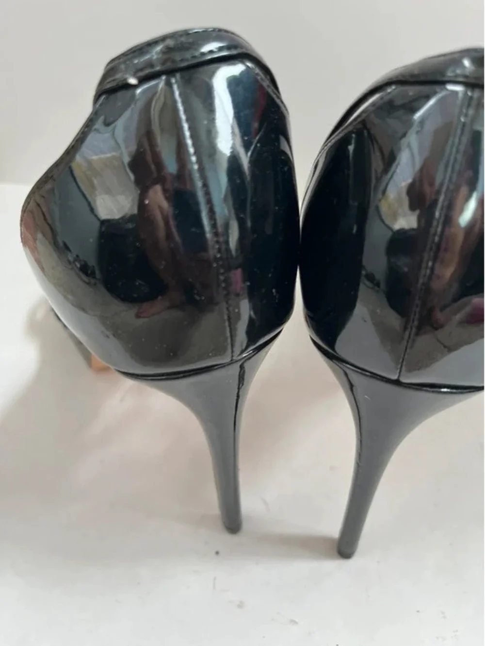 Nine West Black Square Toe Pumps, High Heels Size 11 Dress Shoes